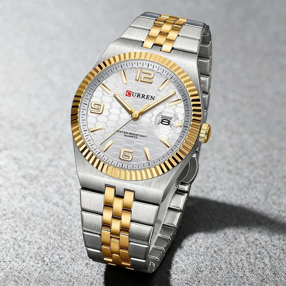 Luxury Watch Apple - CURREN Şık Erkek Kuvars Saati İki