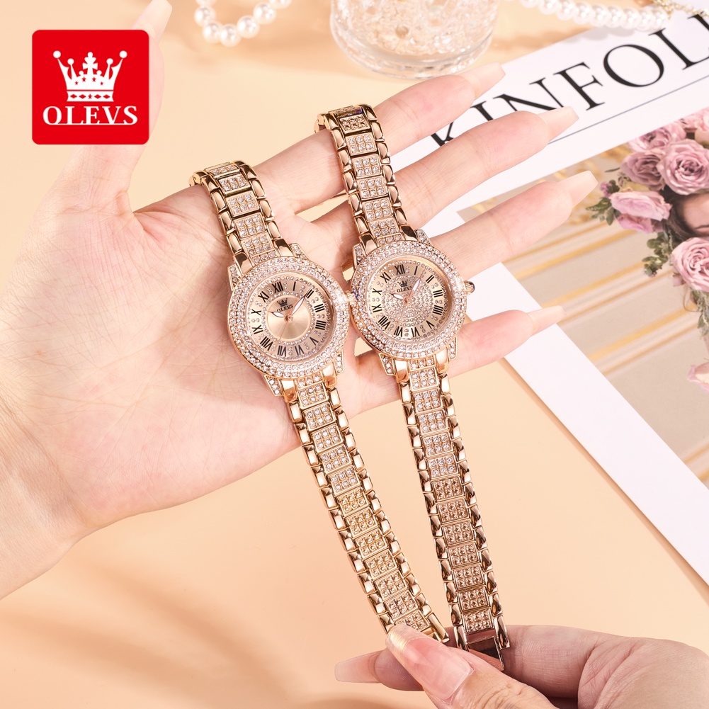 Luxury Watch & Jewellery Recensioni - OLEVS Lüks Moda bayan saatleri Elmas