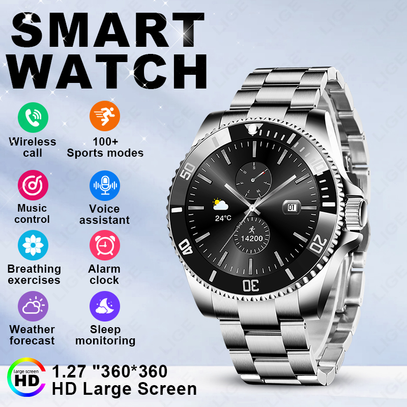 Luxury Watch German - LIGE 2026 Akıllı Saat 1.27