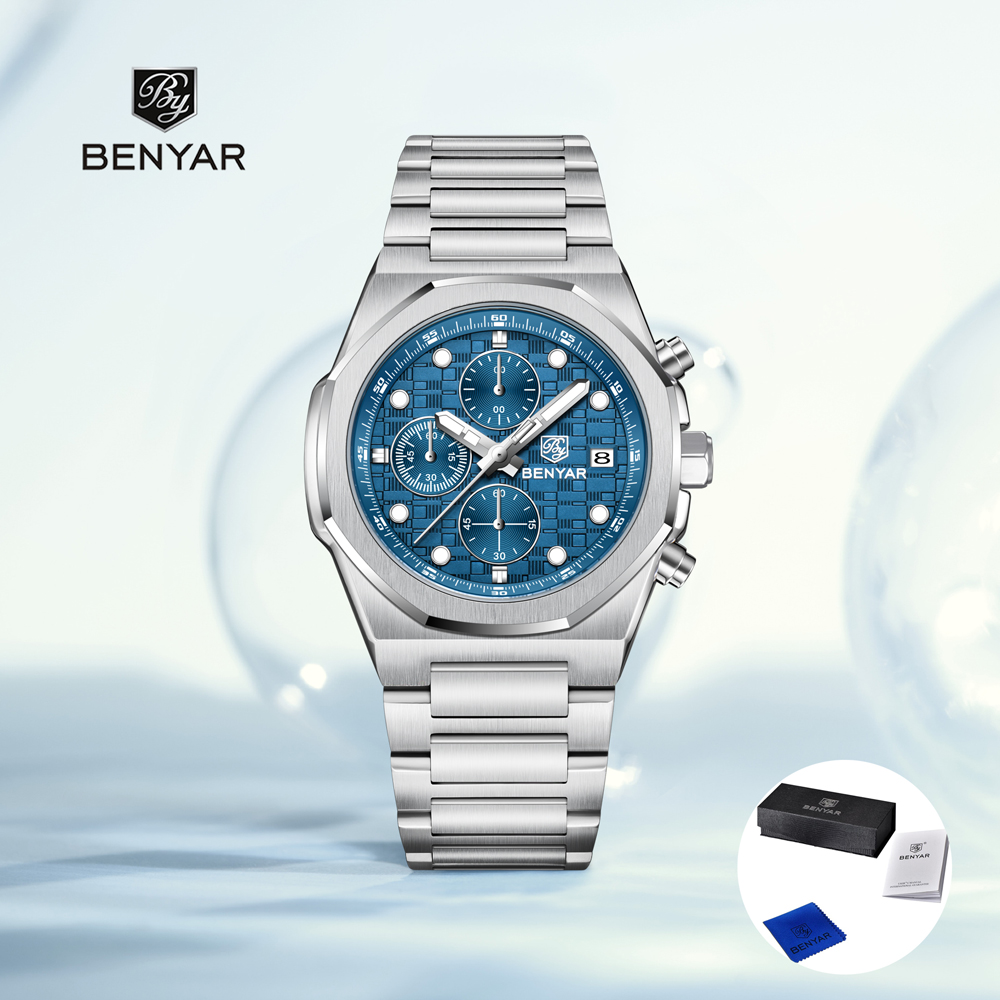 Luxury Watch Case - 2025 Yeni BENYAR Erkek Saatleri Lüks