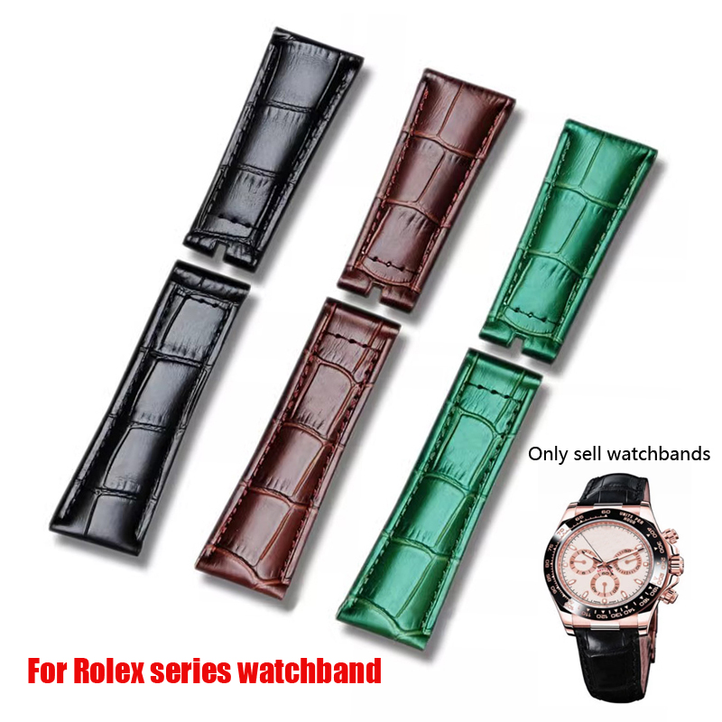 Luxury Watch Class - 20mm Hakiki Deri saat kayışı Rolex