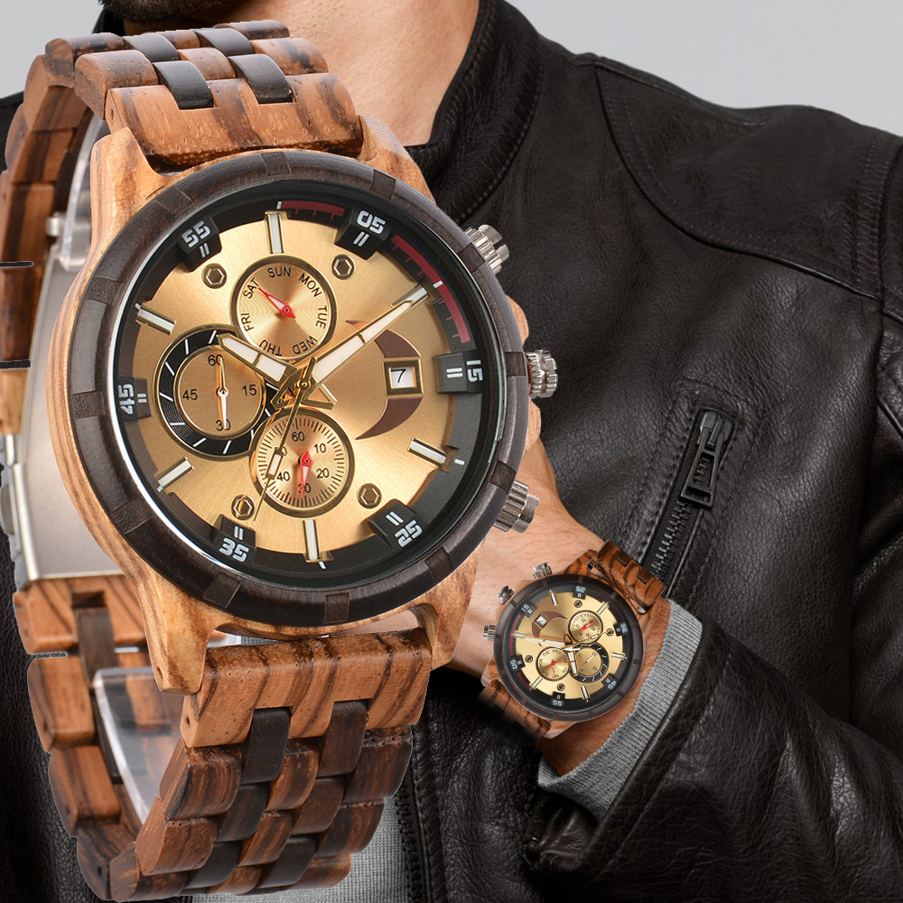 Luxury Watch Magazine - Adamın saatleri ahşap saat kayışı kol