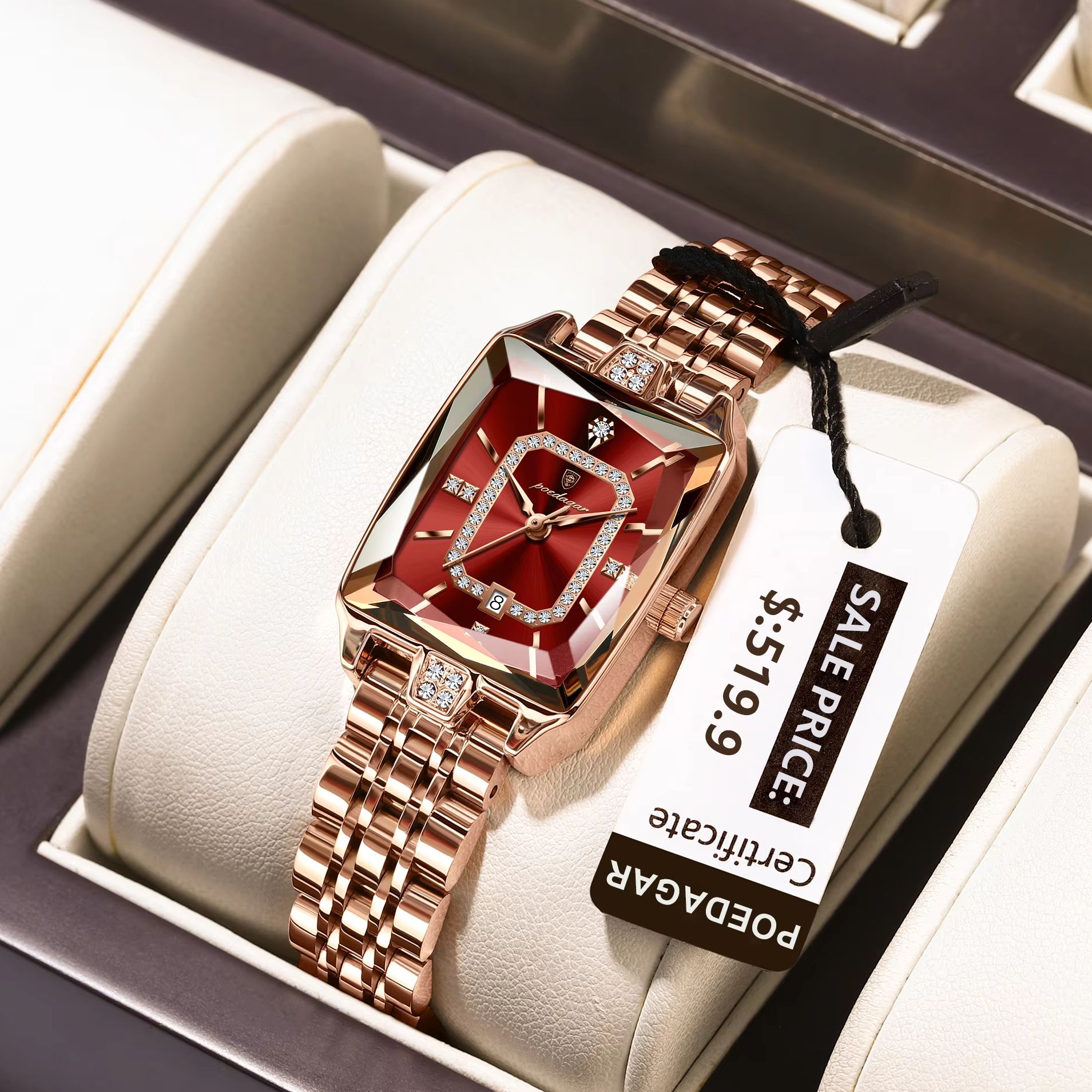 Luxury Watch For Sale - POEDAGAR Moda Zarif Kadın Kol Saati