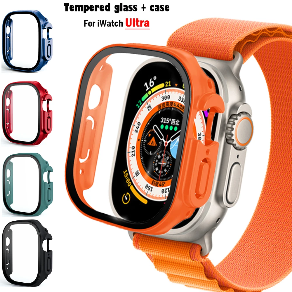 Luxury Watch Apple - Cam + kılıf Apple Watch Ultra