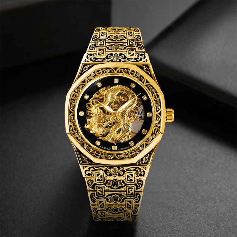 Erkek siyah ve altın vintage l - Luxury Watch Gold And Black incelemesi ve fiyatı