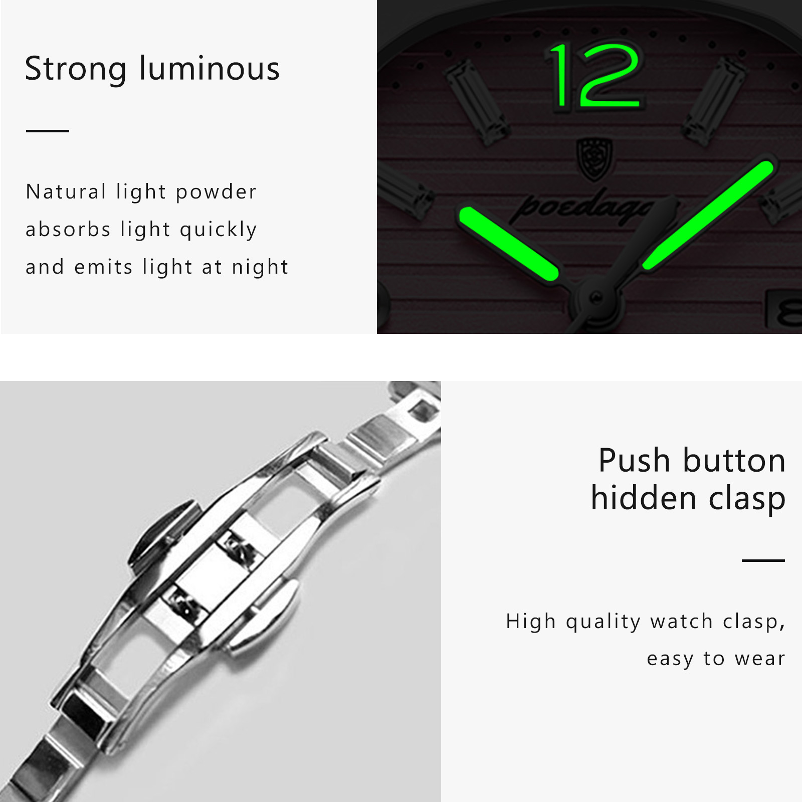 POEDAGAR Kare Moda Kadın Kol S - Luxury Watch For Sale incelemesi ve fiyatı