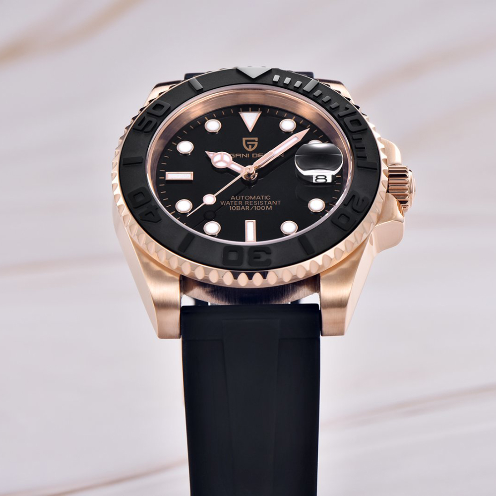 PAGANI DESIGN Otomatik Saat Gü - Luxury Watch Gold And Black incelemesi ve fiyatı