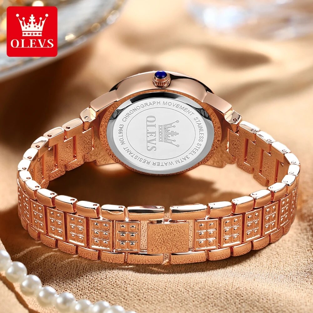 OLEVS 9943 lüks tüm elmas orij - Luxury Watch For Sale incelemesi ve fiyatı