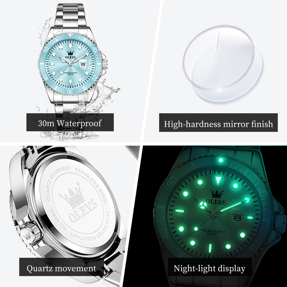 OLEVS Lüks Paslanmaz Çelik Su  - Luxury Watch For Sale incelemesi ve fiyatı
