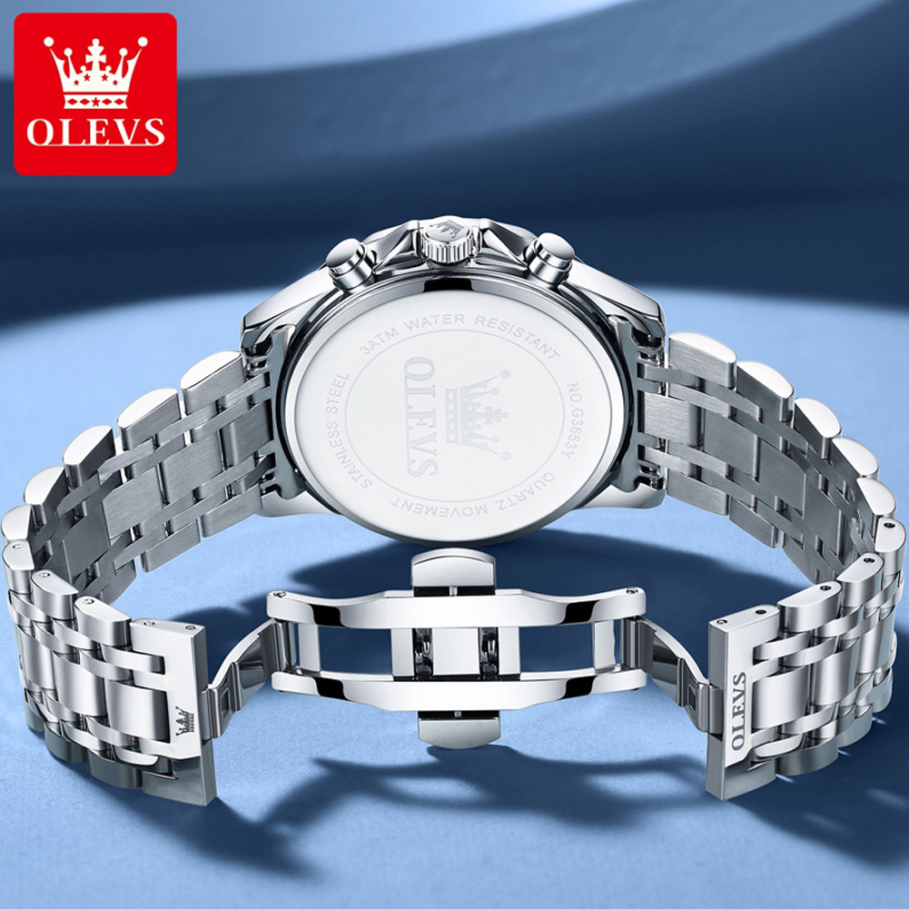 OLEVS 3653 Marka Ay Evresi Tak - Luxury Watch Magazine incelemesi ve fiyatı