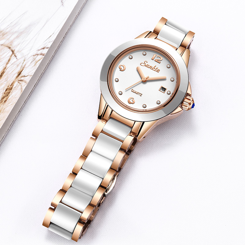 Sunkta Moda Rahat Kuvars Kadın - Luxury Watch & Jewellery Recensioni incelemesi ve fiyatı