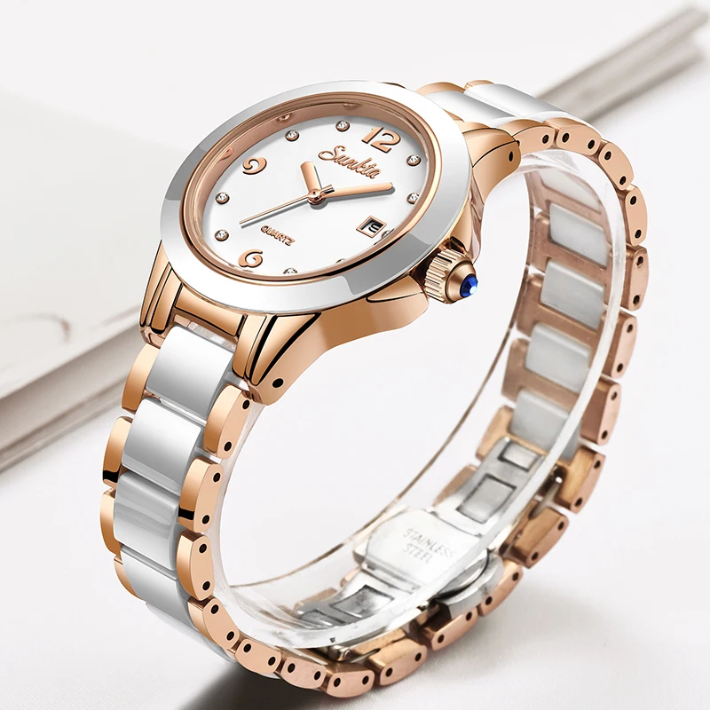 Sunkta Moda Rahat Kuvars Kadın - Luxury Watch & Jewellery Recensioni incelemesi ve fiyatı