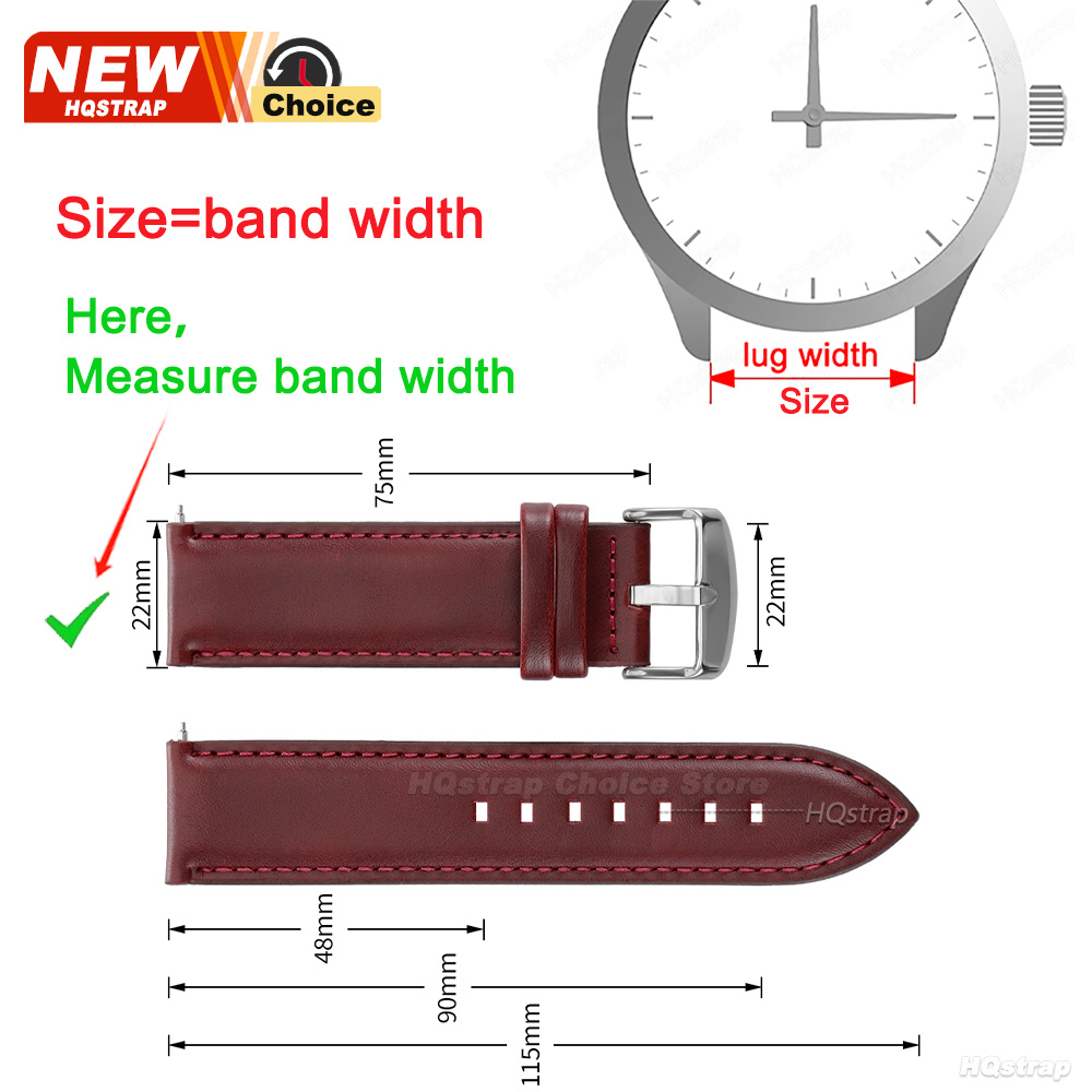 Yeni 18/20/22/24mm Siyah Kahve - Luxury Watch Class incelemesi ve fiyatı