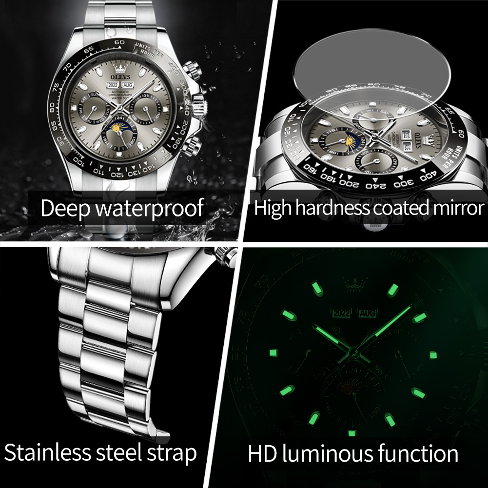 OLEVS 6654 Lüks Erkek Saat Chr - Seiko Watch Presage incelemesi ve fiyatı