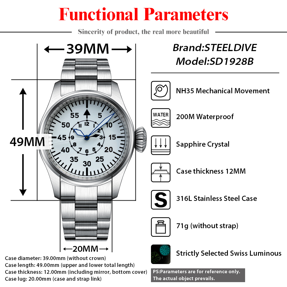 STEELDIVE yeni lüks mekanik İz - Luxury Watch German incelemesi ve fiyatı