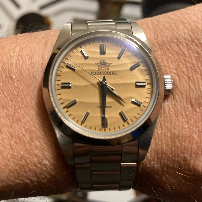 ADDIESDIVE Yeni 36MM Quartz sa - Luxury Watch Drawing incelemesi ve fiyatı
