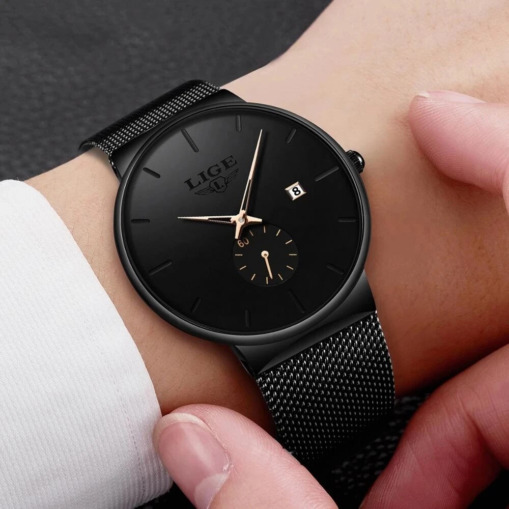 LIGE moda Mens saatler üst mar - Luxury Watch Magazine incelemesi ve fiyatı