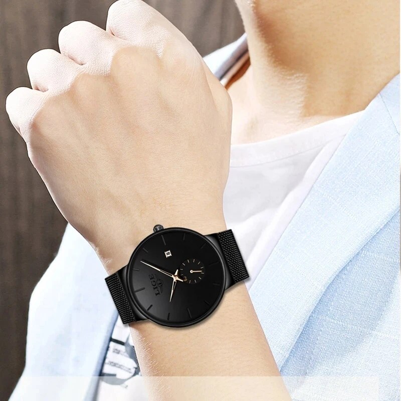 LIGE moda Mens saatler üst mar - Luxury Watch Magazine incelemesi ve fiyatı
