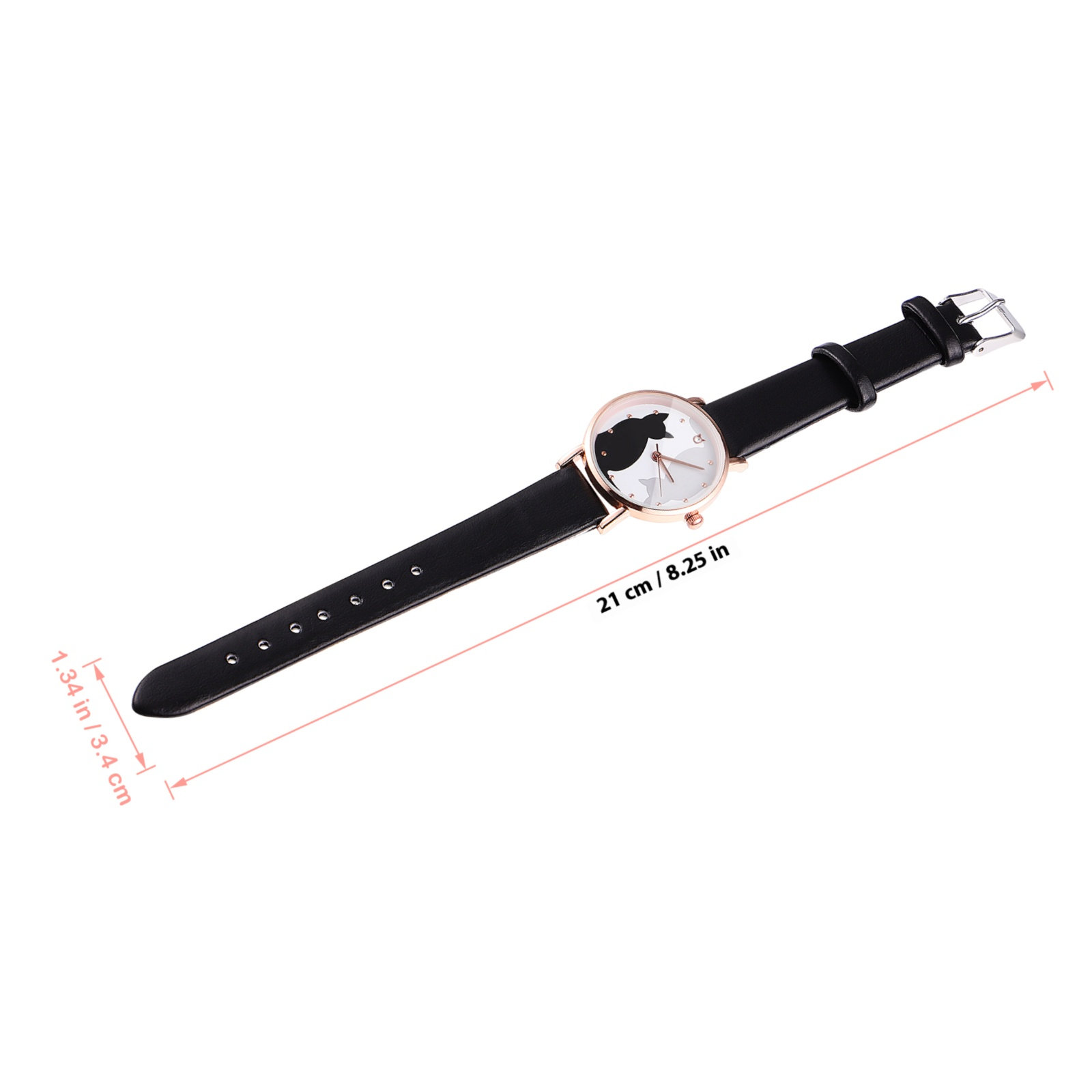 Sevimli Çizgi Film Kedi Çocuk  - Luxury Watch Gold And Black incelemesi ve fiyatı