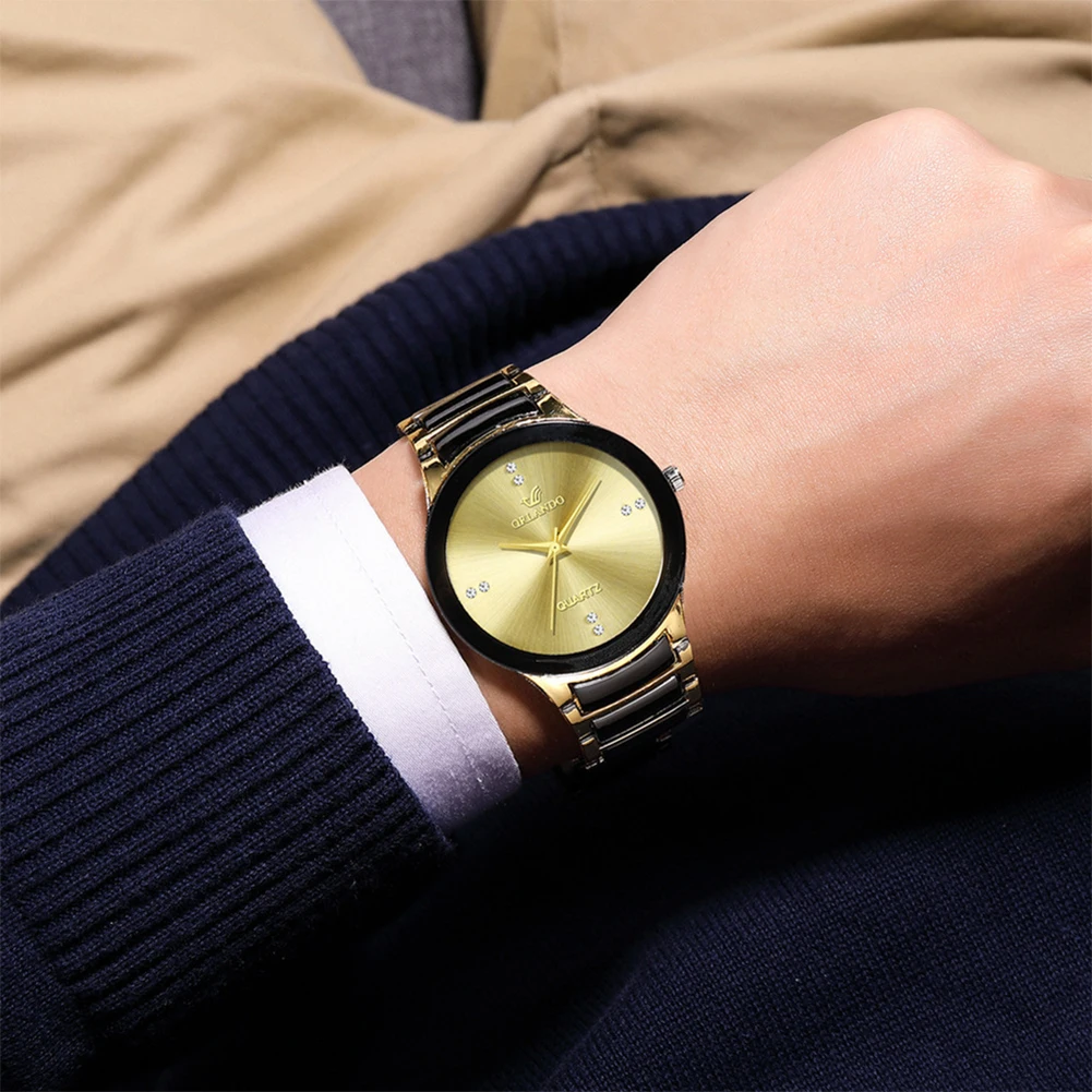 2024 Erkekler Saatler Moda Pas - Luxury Watch Gold And Black incelemesi ve fiyatı