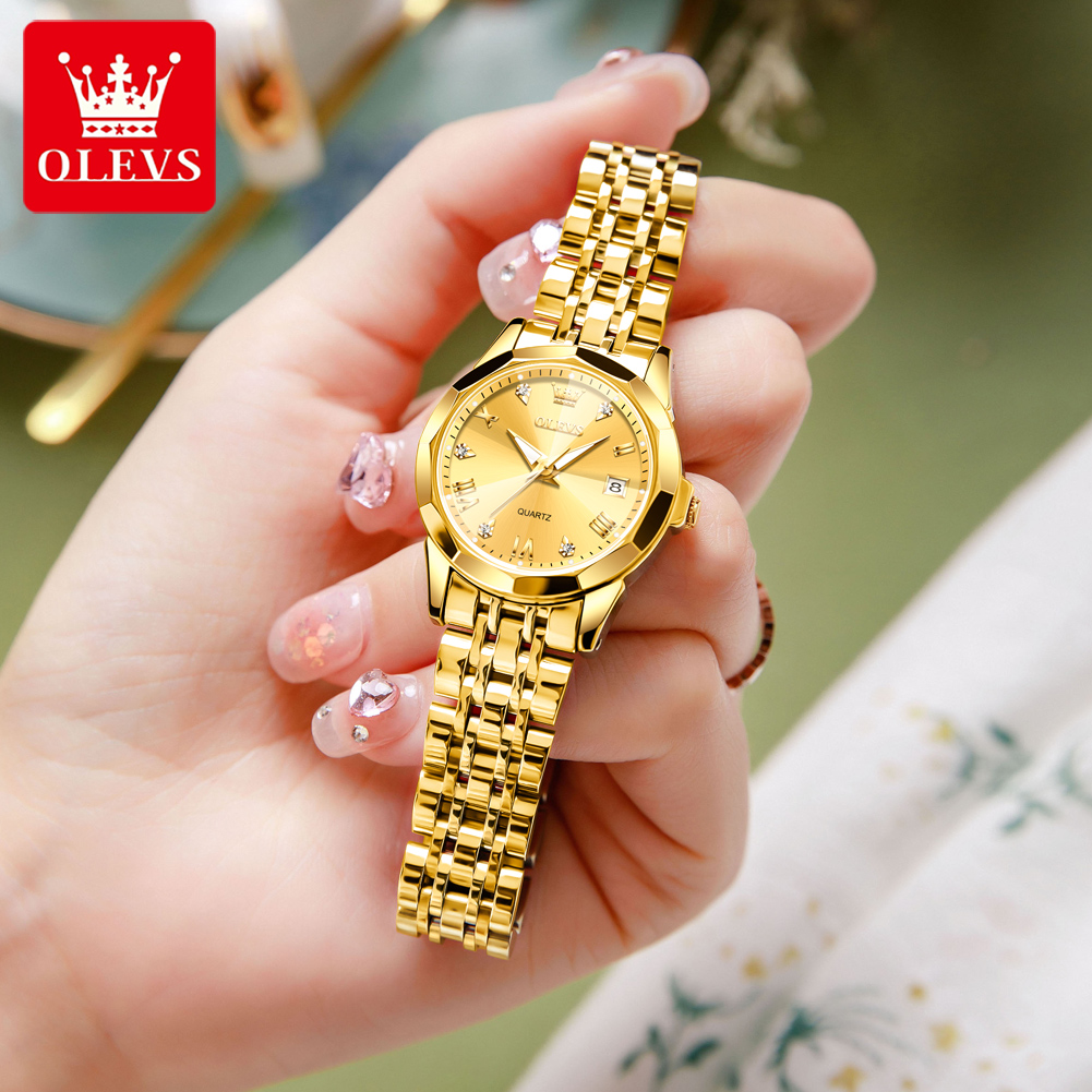 OLEVS Moda Altın İzle Kadınlar - Luxury Watch For Sale incelemesi ve fiyatı