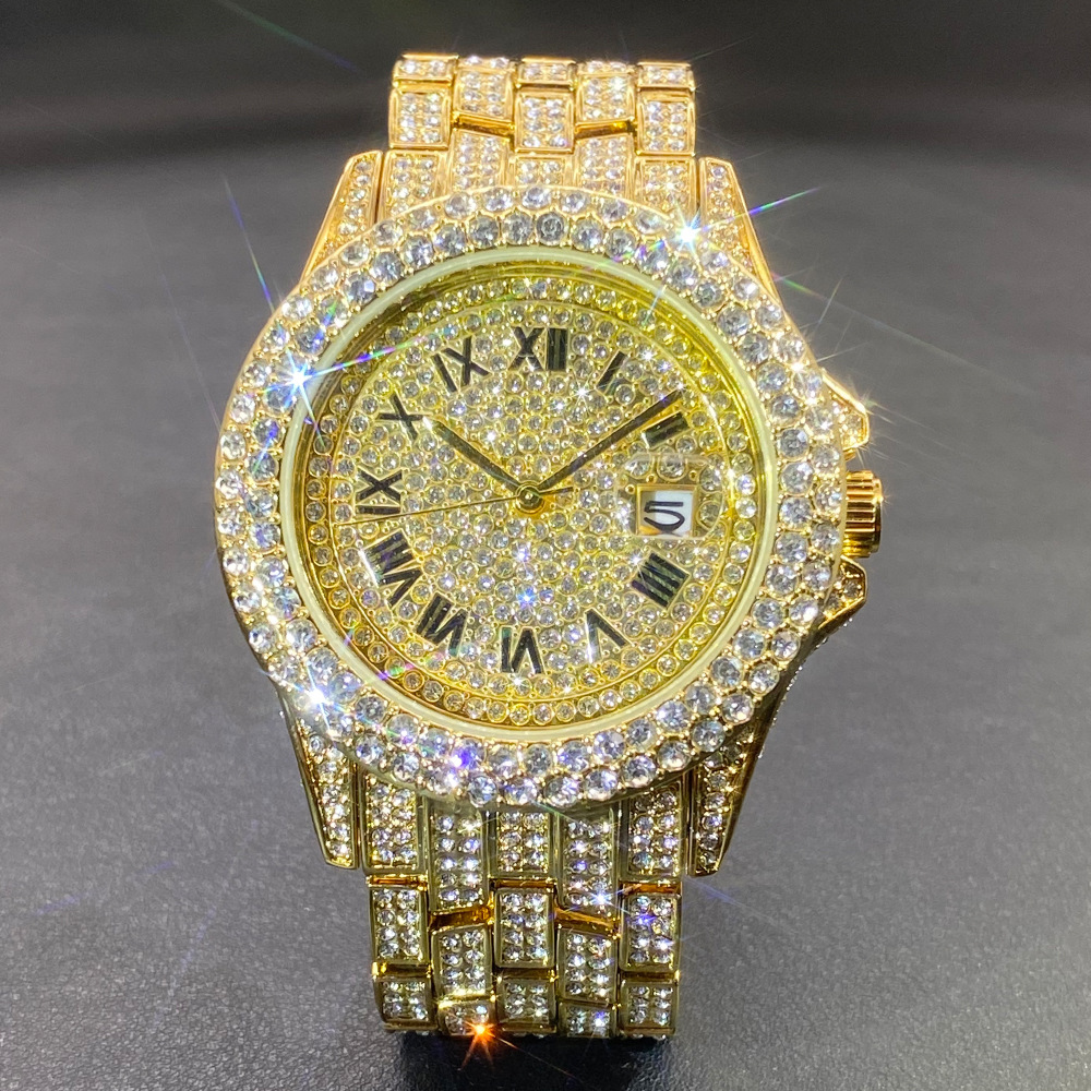 Erkekler İçin Büyük Altın Gümü - Luxury Watch Gold And Black incelemesi ve fiyatı