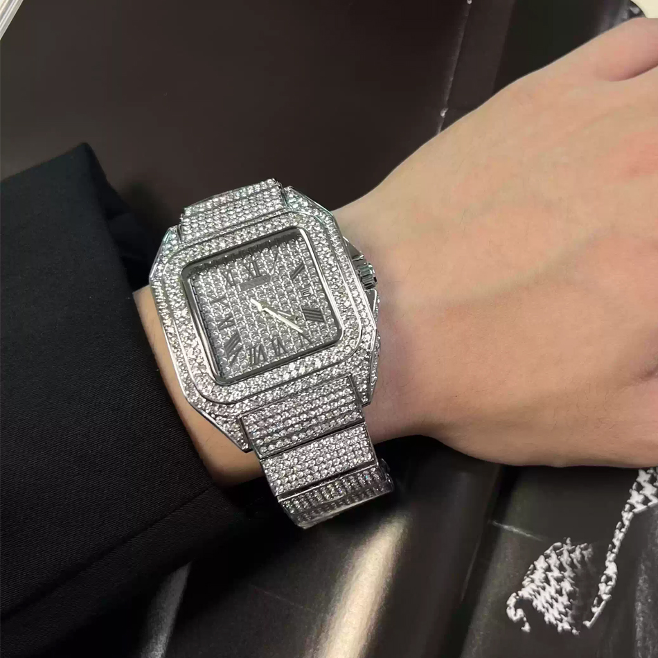 Altın veya Siyah Saat Ice Out  - Luxury Watch Gold And Black incelemesi ve fiyatı