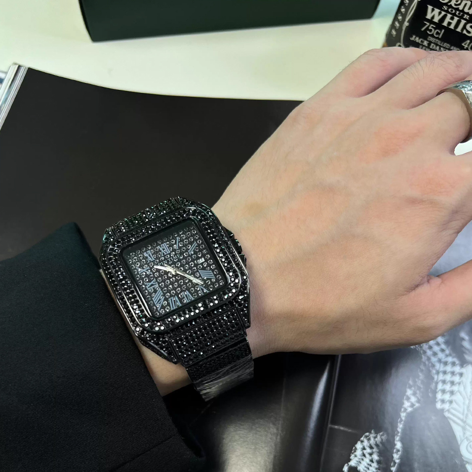 Altın veya Siyah Saat Ice Out  - Luxury Watch Gold And Black incelemesi ve fiyatı