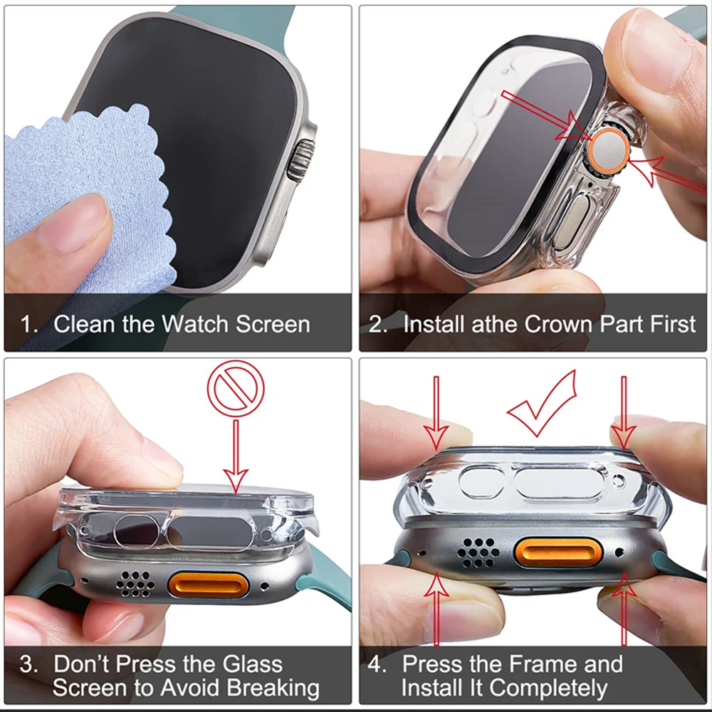 Cam + kılıf Apple Watch Ultra  - Luxury Watch Apple incelemesi ve fiyatı